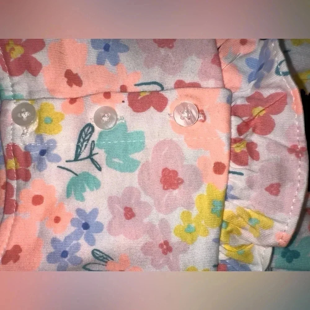 Carter's Multi Floral Cotton Romper 18m